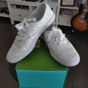 Keds kate spade new york champion glitter shoe
